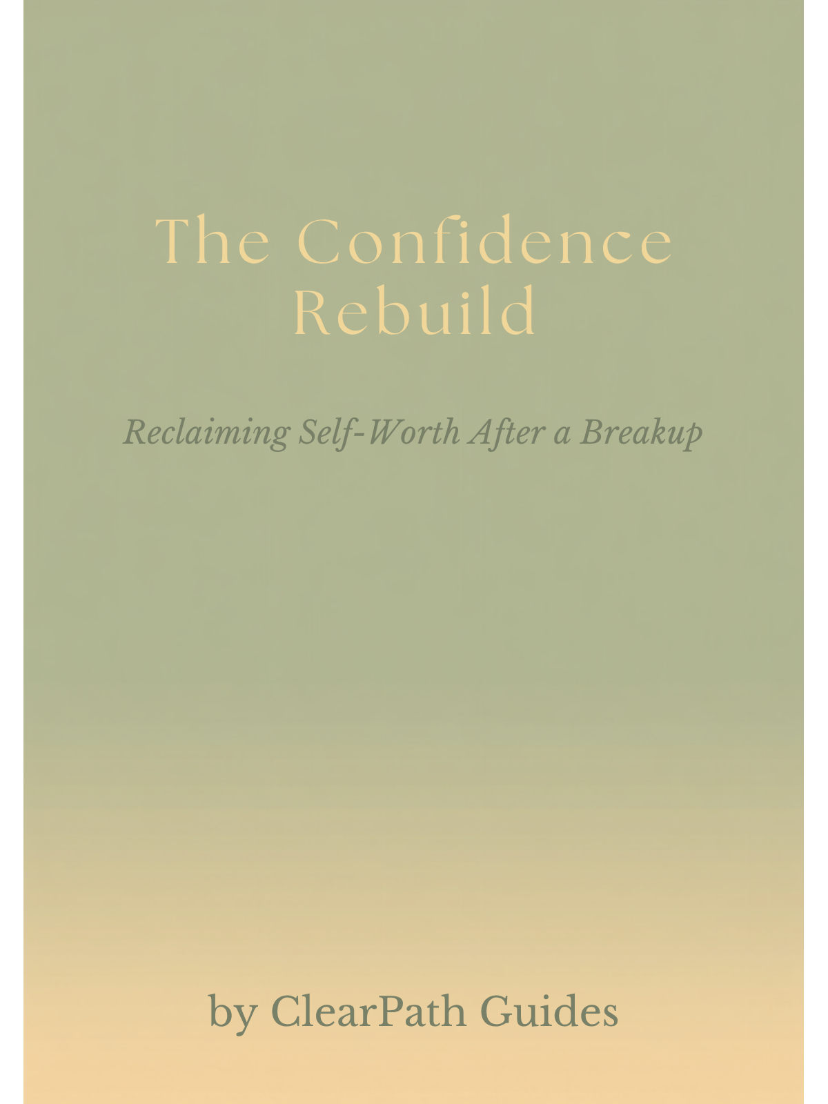 The Confidence Rebuild: Reclaiming Self-Worth After a Breakup
